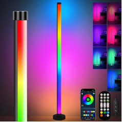 Светодиодная напольная лампа для гостиной, угловая лампа, RGB регулируемая, светодиодная угловая лампа, регулируемая светодиодная напольна