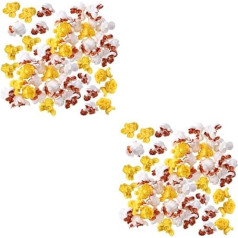 Toyvian Специальный Попкорн Пак из 200 Искусственный Попкорн Фальшивый Попкорн Сделай Себя Реалистичный Попкорн Искусственная Еда Модель Прит