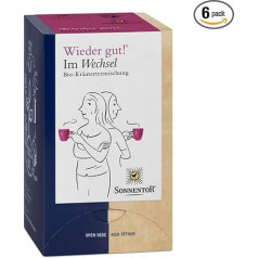 Sonnentor - Alternating Tea Good again! Органический двухкамерный пакетик - 27 г - упаковка из 6 штук
