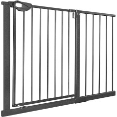 Лестничные ворота безопасности, детские ворота безопасности, без сверления, ворота с нажимным креплением, самозакрывающиеся, расширяемые 