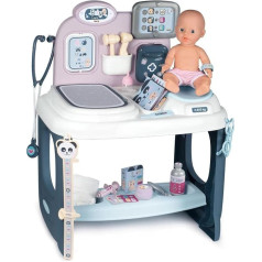 Smoby Baby Care Centre - для кукол до 38 см - с механическими весами, смотровым столом и всем необходимым для посещения врача, для детей от 3 лет