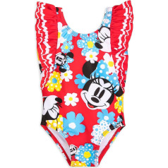 Купальник Disney Minnie Mouse для малышей, размер 9-12 месяцев, разноцветный