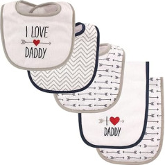 Набор из нагрудника и салфетки для подгузника Luvable Friends