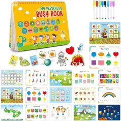 Занимательная книга для детского сада, книга для дошкольных занятий - дошкольные обучающие занятия, книга веселых занятий для детского сад