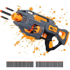 Игрушечный пистолет с патронами, электрические детские пистолеты, пенопластовый бластер с 40 мягкими пенопластовыми пулями-дротиками, игр