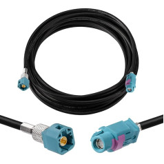 Eightwood HSD LVDS кабель HSD Z женский к мужской кабель 500 см HSD 535 4-Core кабель для BMW F30 F10 F25 F15 Audi VW Mercedes Citroen Peugeot видео аудио заднего вида камеры заднего 