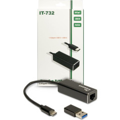 Inter-Tech Argus IT-732 USB-C Gigabit Ethernet LAN Adapter