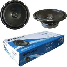 SELECTION 2 колонки, совместимые с Phonocar 02087 НЧ-динамик 20,00 см 200 мм 8 дюймов Диаметр 260 Вт RMS 600 Вт Макс 4 Ом 90 дБ SPL Автомобиль на пару