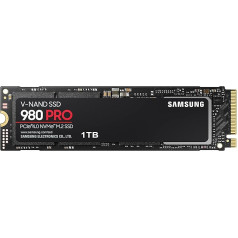 Внутренний твердотельный накопитель (SSD) Samsung 980 PRO 1 ТБ PCIe 4.0 (до 7 000 МБ/с) NVMe M.2 (2280) (MZ-V8P1T0BW)
