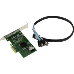 KALEA-INFORMATIQUE PCI Express PCIe 2.0 4X 4-Port Controller Card for SATA 3 6G Hard Drives with MARVELL 88SE9230 Chipset - RAID 0 1 10 JBOD High and Low Profile
