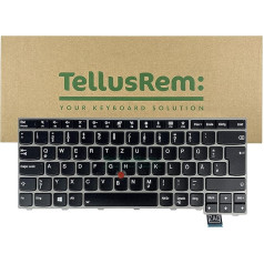TellusRem замена клавиатуры немецкая подсветка для Lenovo Thinkpad Thinkpad 13 Gen 2, T460s, T470s