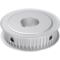 Карта поиска 5M-48T-1B T-iming Riemenscheibe, 2,5 см Bohrung, 48 Zähne, Aluminiumlegierung, Synchronrad mit Keilnut, 5 mm Zahnteilung für 15 mm breiten Riemen