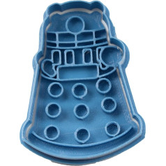 Cuticuter Doctor Who Dalek Cookie Cutter, синий, 8 x 7 x 1,5 см