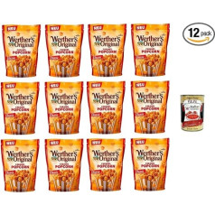Werthers Original Caramel Popcorn Classic 12 x 140 г + томатная пульпа Italian Gourmet 400 г