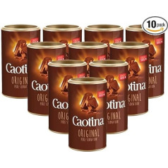 Caotina Surfin Original Tin 500 г / Швейцарский питьевой шоколад / Какао Набор из 10 штук