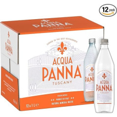 Натуральная минеральная вода Acqua Panna, 12 х 1 литр