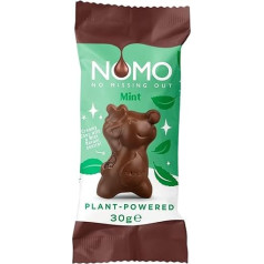 NOMO Reindeer Mint - Pack of 20 (20 x 30 г) - С мятным вкусом - Рождество для аллергиков - Веганский, без глютена, без яиц, без молока, без орехов шоколад - С серт