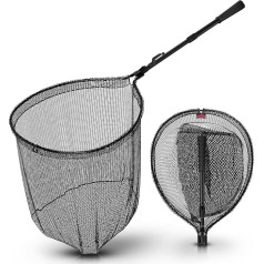 Paradox Fishing Predatory Fish Landing Net 1.15 m for High Mobility I Landing Net Fishing Rubberised Fishing Landing Net Fishing Landing Net Rubber Coated Landing Net