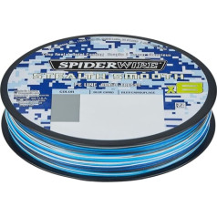 Spiderwire Stealth Smooth 8 New 2020, 300 м, Blue Camo, 8-жильная плетеная леска с микропокрытием, 0,06 мм - 0,39 мм, 5,4 кг - 46,3 кг (300, 0,15 мм - 16,5 кг)