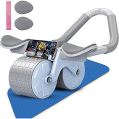 LOCAL LION Abdominal Trainer Набор из ролика для живота, коврика для коленей и фитнес-бандажа, аксессуары для фитнеса для дома, тренажер для живота, трен