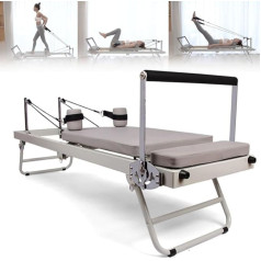 Пилатес машина и оборудование с 5 металлическими пружинами сопротивления - складной реформер для домашнего тренажерного зала кардио фитне