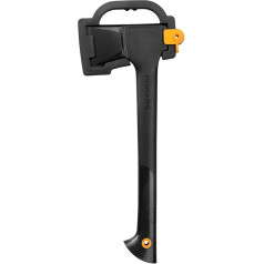 Топор для раскалывания Fiskars, цельный, с защитой лезвия и транспортировки, антипригарное покрытие, лезвие из высококачественной стали/ручка