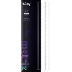 Twinkly Matrix 500 LED RGB, светодиодный занавес высокой плотности, умный многоцветный RGB игровой свет, совместим с Razer Chroma, Omen, Alexa, Google Home, управление пр