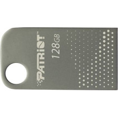 Patriot flashdrive tab300 128gb usb 3.2 120mb/s, mini, aluminium, silver