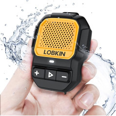 LOBKIN портативный Bluetooth динамик BT5.4, портативный беспроводной динамик с магнитной клип на мини-дизайн Встроенный микрофон IP67 Водонепроницае