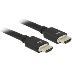 Delock 8K HDMI кабель 2.1 @ 60 Гц 48 Гбит/с, длина 3 м, Ultra HD2, 4K@120 Гц, CEC2.0, eARC, UHDTV, HDR 10+, переменная частота обновления VRR, Dolby Vision, для Xbox Series X, PS5, Blu Ray Player, 85295