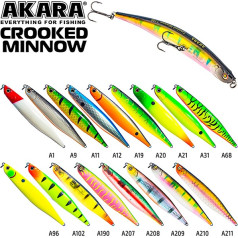 Vobleris AKARA «Crooked Minnow» 90 F