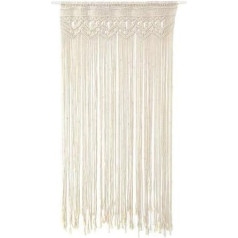 Awayhall Макраме Хлопчатобумажный Гобелен Плетеный Вручную Богемный для Разделителя Комнат Окна / Двери Шторы Свадебный Фон Домашний Декор 90*1