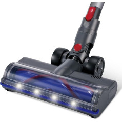 Zeoibou Насадка для пола для пылесосов Dyson, аксессуары Dyson, насадки для пылесосов Dyson и 4 светодиодные лампы, совместимые с v8 Slim, v10 Slim, v12 Slim. Идеал