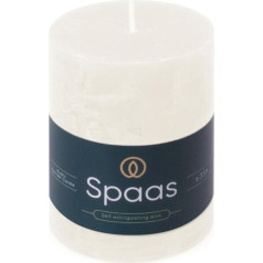Spaas Rustic Pillar Candle 70/95 мм 35h White
