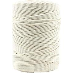 AILINDA 3 мм Макраме Хлопковый Шнур 4 Прядь Крученый Мягкий Натуральный Хлопок Шнур для Богемии Макраме Стены Висит Растение Вешалка DIY Ремесла