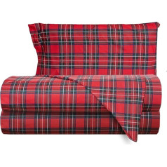 Комплект пододеяльника с наволочками из 100% хлопка Made in Italy Single Red