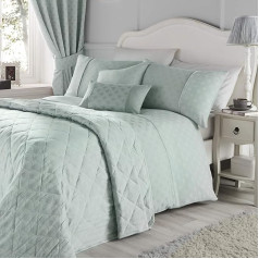 Dreams & Drapes Duck Egg Blue Jacquard Single Duvet Cover Set