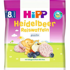 Рисовые лепешки Hipp с черникой 30 г
