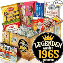 Легенды 1965 + подарок мужчине на день рождения + шоколадная коробка DDR