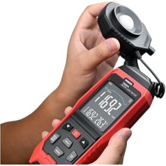 UVB-тестер, TA632A LCD-Digitallichtmessrät Digitales Luxmeter Hand-Illuminometer Luminometer Photometer Luxmeter Lichtmessrät 0-200000 Lux
