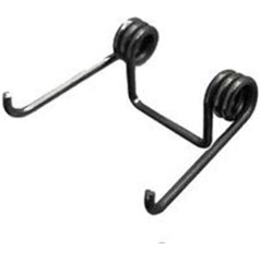 RSRSR Edelstahl-Doppel-Doppel-Torsionsfeder, Ersatzfeder for elektrische Haarschneidemaschine. Stahl-Doppel-Torsionsfeder(1.0X4X29)