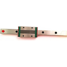 ZHENGGUIFANG 12mm lineare Führung MGN12 400mm lineare Schiene + MGN12H Langer linearer Wagen für CNC x y Z-Achse (Цвет : 3 шт., Длина направляющей : 400 мм)