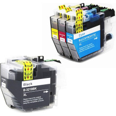 Bergsan 4 картриджа для принтера Совместимость с Brother LC3219XL LC3219 XL с MFC-J5330DW MFC-J5335DW MFC-J5730DW MFC-J6930DW MFC-J6530DW MFC-J6935DW MFC-J5930DW
