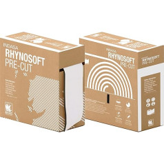 Рулоны Indasa RHYNOSOFT PRECUT, 115 мм x 25 м, выбор зернистости наждачной бумаги, шлифовальная губка, шлифовальный лист с поролоновой подложкой в рулоне,