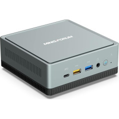 MINIS FORUM Mini PC, UM350 16GB DDR4 / 512GB SSD AMD Ryzen 5 3550H Processor Mini Desktop Computer, HDMI DP USB C Port, Radeon Vega 8 Graphics, USB 3.1