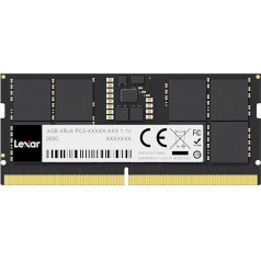 Lexar SODIMM 8GB DDR5 RAM 5600MHz 262-Pin DDR5 SODIMM Laptop RAM High Performance SO-DIMM Memory for Laptop Memory / All-in-One Intel NUC Mini PC 1.1V CL46-45-45-90 (LD5S08G56C46ST-BGS)