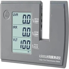 Tint Meter 3-в-1 тестер пропускания солнечной пленки с цифровым УФ/ИК подавления света пропускания измеритель чрезвычайно низкое потребление эн