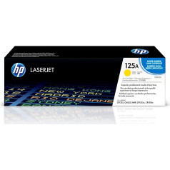 Желтый оригинальный тонер-картридж HP 125A для LaserJet (CB542A)