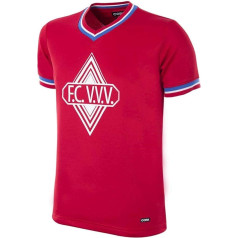 COPA Herren Fc Vvv 1978-79 Ретро Футбол Футболка Ретро Fußball V-Ausschnitt T-Shirt