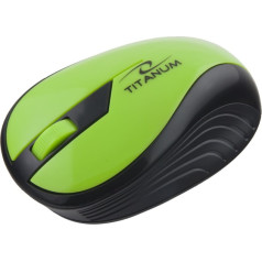 Оптическая беспроводная мышь Titanum tm114g радужно-зеленая
